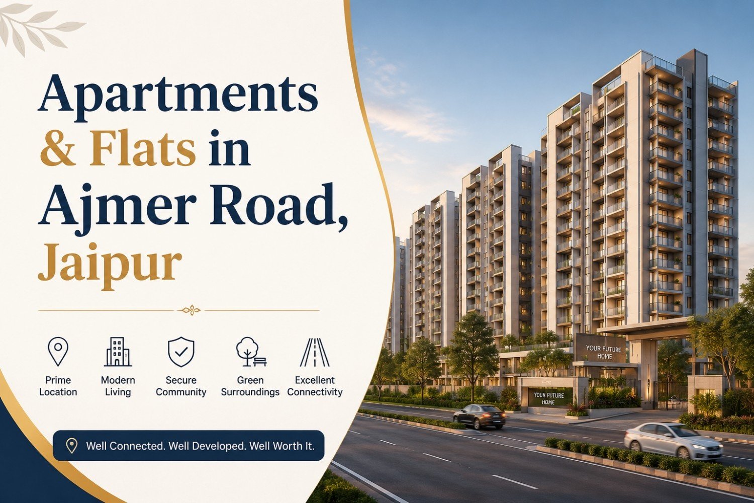 Apartments & Flats in Ajmer Road, Jaipur