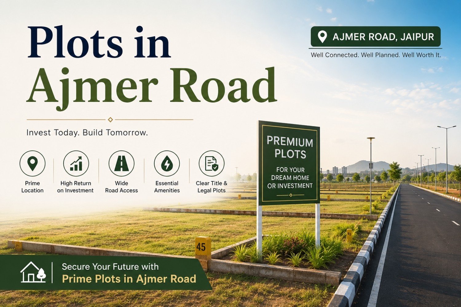Plots in Ajmer Road, Jaipur