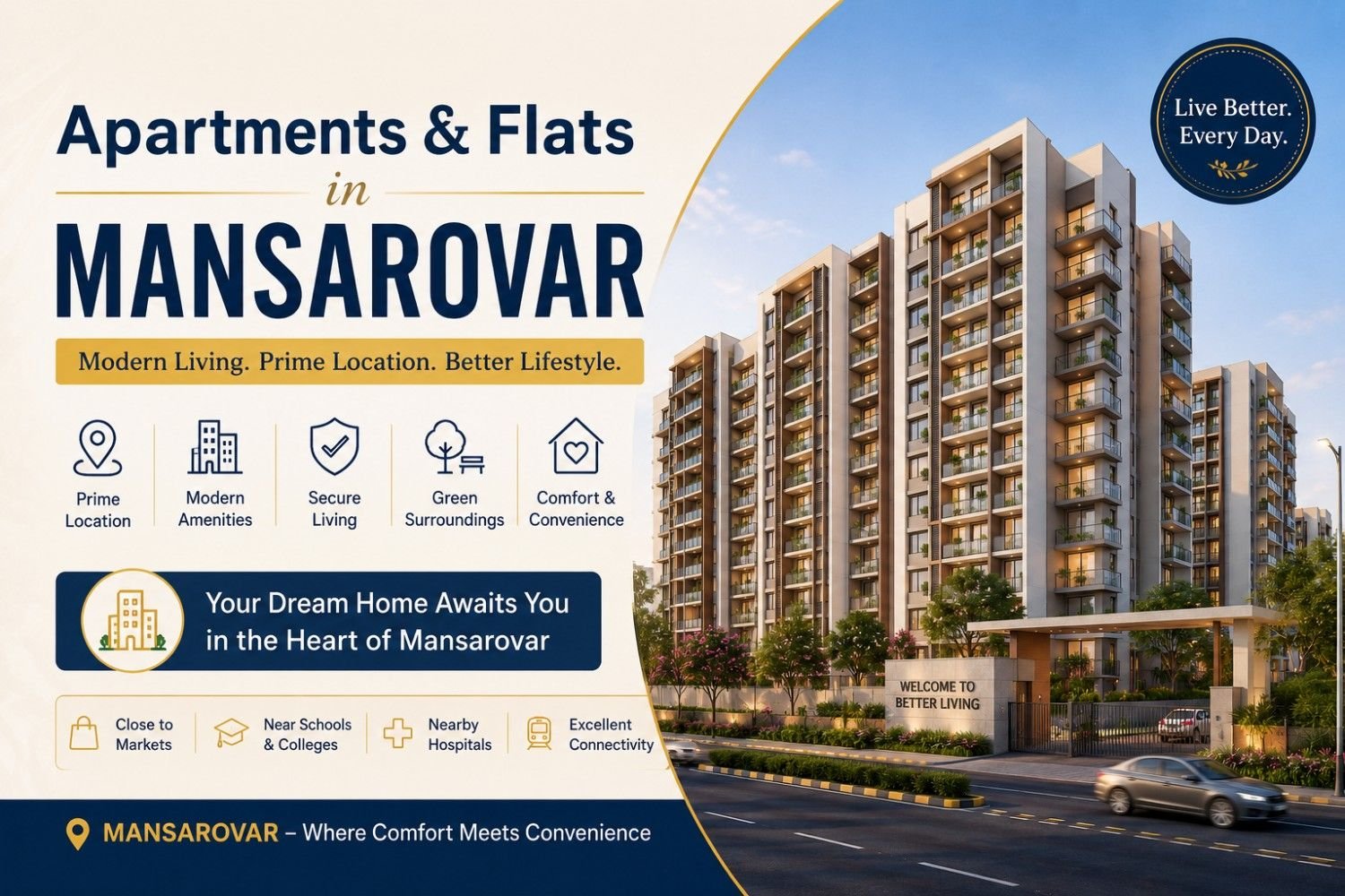 Apartments & Flats in Mansarovar, Jaipur
